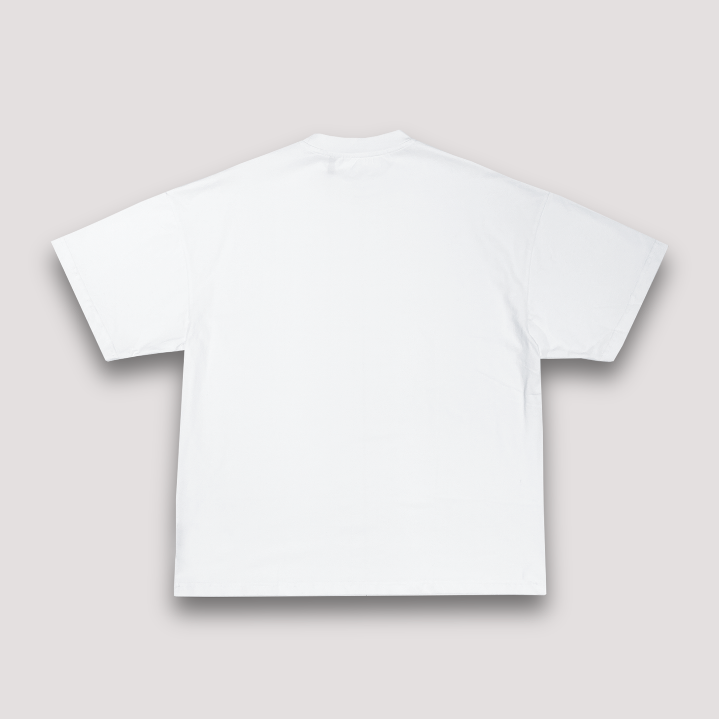 T-shirt Blanc & Vert Oversize Liège V8 | 100% Coton Bio Premium